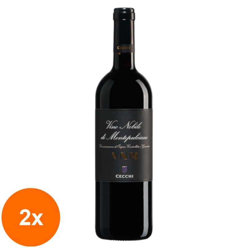 Set 2 x Vin Nobile Di Montepulciano Cecchi DOCG, 0.75 l