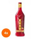 Set 4 x Lichior Capsuni & Vodka Xuxu 15% Alcool 0.7 l