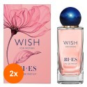 Set 2 x 100 ml Apa de Parfum Bi-ES Wish, Femei
