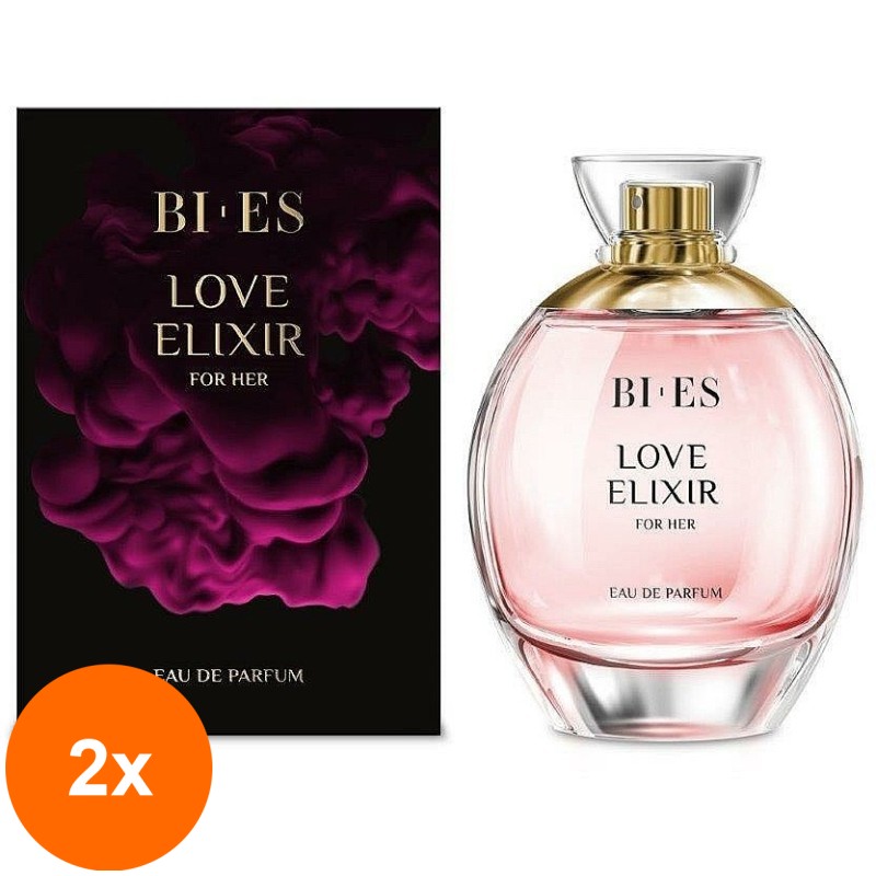 Set 2 x 100 ml Parfum Bi-es pentru Femei Love Elixir