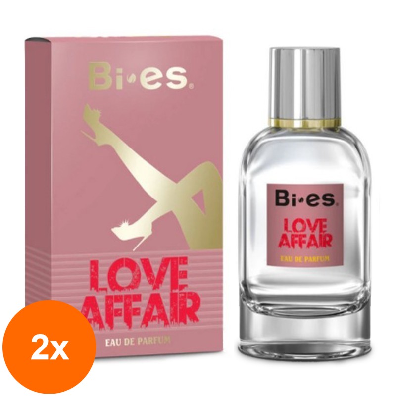 Set 2 x 100 ml Parfum Bi-es pentru Femei Love Affair