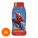 Set 2 x Sampon si Gel de Dus cu Ovaz Spiderman, Naturaverde, 250 ml