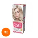 Set 3 x Vopsea de Par Permanenta Loncolor Ultra 11.12 Blond Nordic, 100 ml