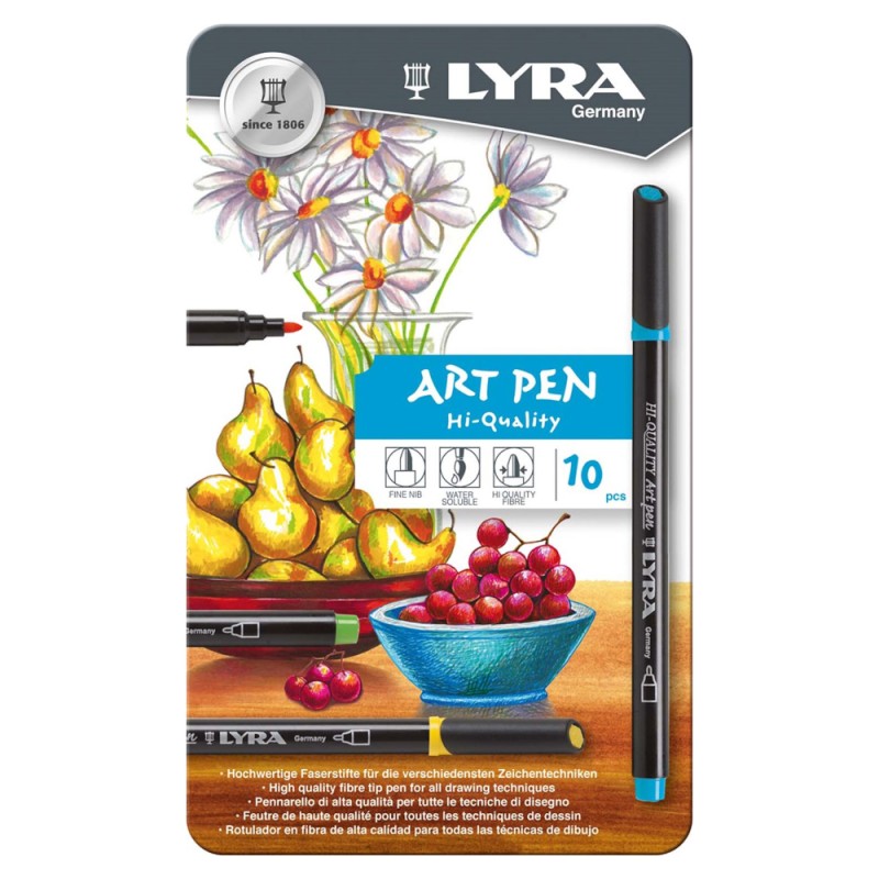 Set 10 Markere Art Pen Lyra