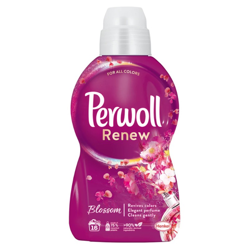 Detergent Lichid Perwoll Renew Blossom, 16 Spalari, 960 ml