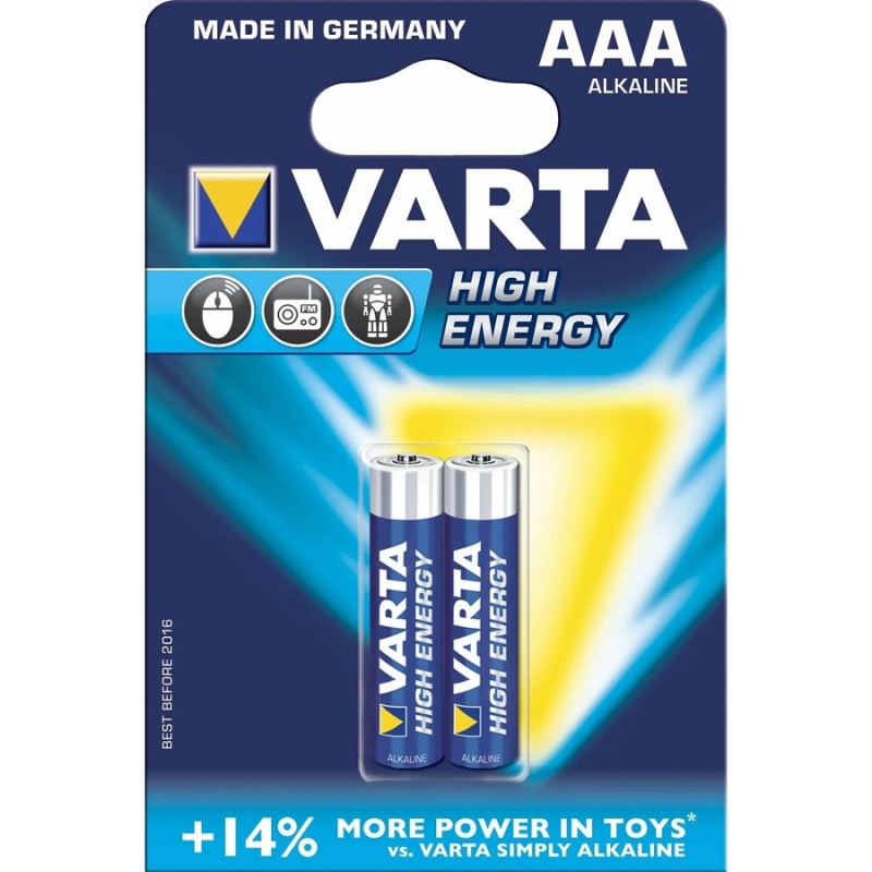 Baterie Varta High Energy 1412 R3 2 Bucati