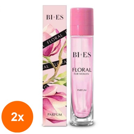 Set 2 x 15 ml Apa de Parfum Bi-es Floral, pentru Femei...