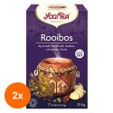 Set 2 x Ceai Bio Rooibos, Yogi Tea, 17 Plicuri, 30.6 g