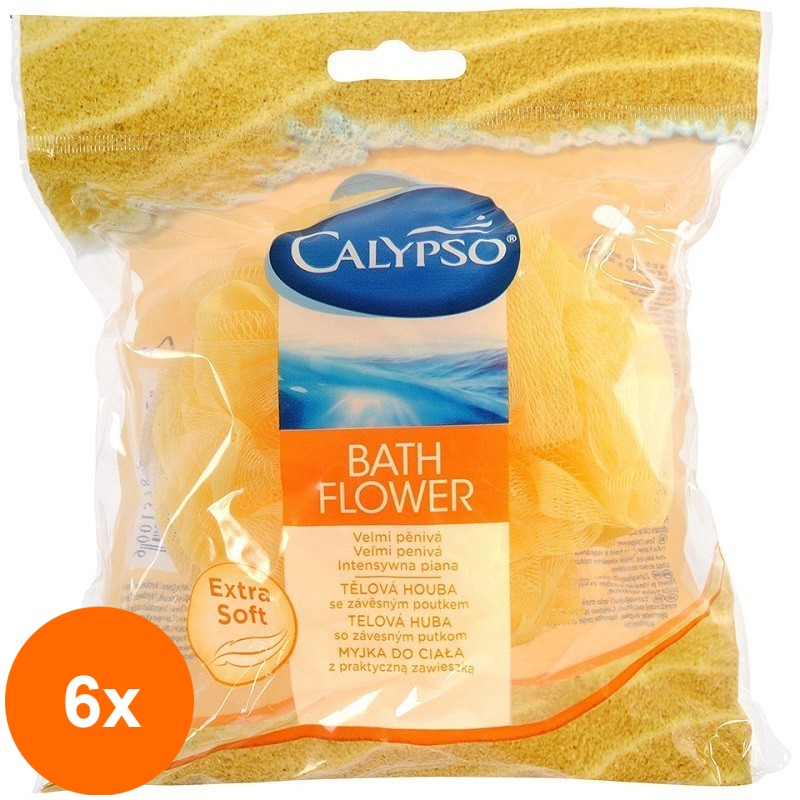 Set 6 x Burete de Baie Spontex Floare Calypso