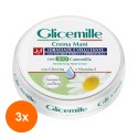 Set 3 x Crema de Maini Igienizanta si Hidratanta Glicemille cu Glicerina, Musetel si Vitamina E, 100 ml