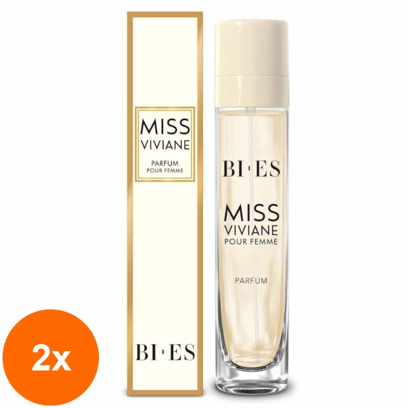 Set 2 x 15 ml Apa de Parfum Bi-es Miss Viviane, pentru Femei