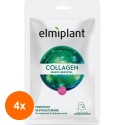 Set 4 x Masca Servetel Elmiplant Collagen, pentru Toate Tipurile de Ten, 20 ml