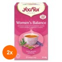 Set 2 x Ceai Bio Echilibrul Femeilor, Yogi Tea, 17 Plicuri, 30.6 g