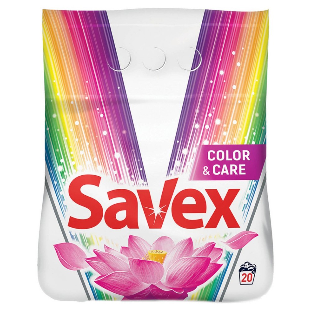 Detergent Automat Savex Color & Care, 20 Spalari, 2 kg