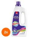 Set 2 x Detergent de Rufe Lichid Sano Maxima Power Gel Mix & Wash, Protejeaza Culorile, 20 Spalari, 1 l