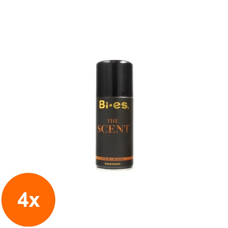 Set 4 x Deodorant Spray pentru Femei Bi-es Men Scent 150 ml