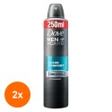 Set 2 x Deodorant Spray Dove Men Clean Comfort, 250 ml