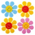 Set 4 Flori Fete Zambitoare din Fetru, Mix Culori, Statovac
