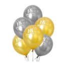 Baloane Classic, Aurii si Argintii, 18 Birthday, 8 Bucati