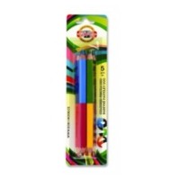 Set 5 Creioane Duo-Color Jumbo