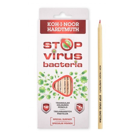 Set 12 Creioane Color Stop Bacteria