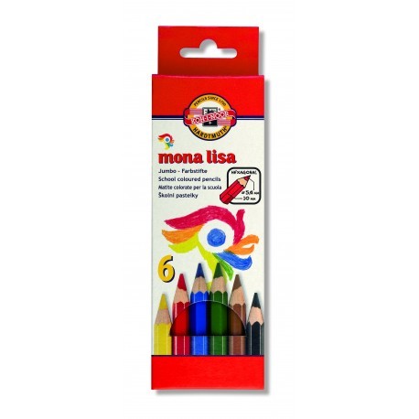 Set 6 Creioane Color Mona Lisa Jumbo