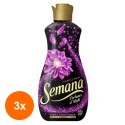 Set 3 x Balsam de Rufe Superconcentrat Semana Perfumes of Night Purple Rain, 66 Spalari, 1.65 l