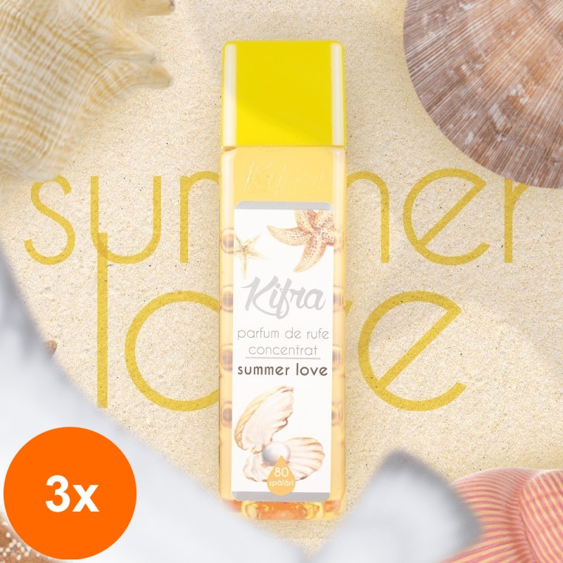Set 3 x Parfum de Rufe Kifra Summer Love, 80 Spalari, 200 ml