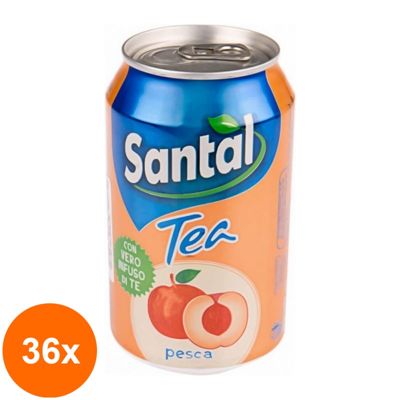 Set 36 x Ice Tea cu Piersici Santal, 0.33 l