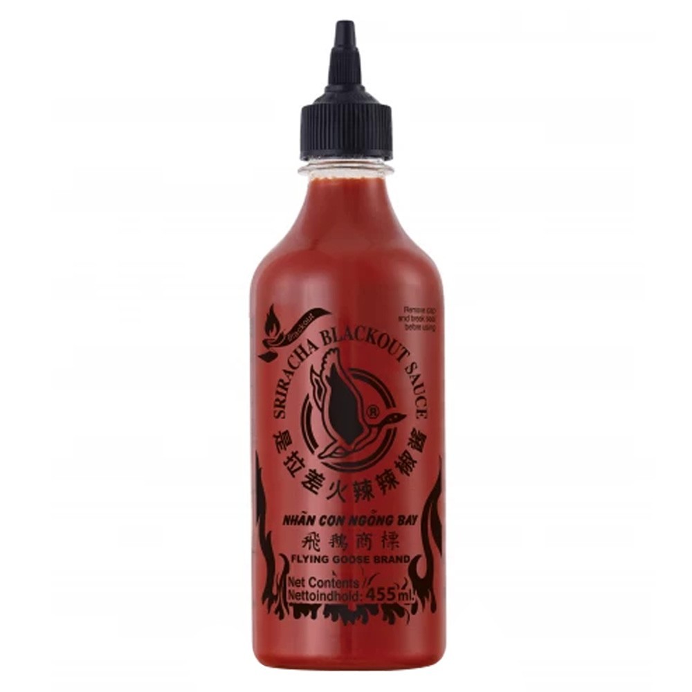 Set 4 x Sos Sriracha Blackout Flying Goose, 455 ml