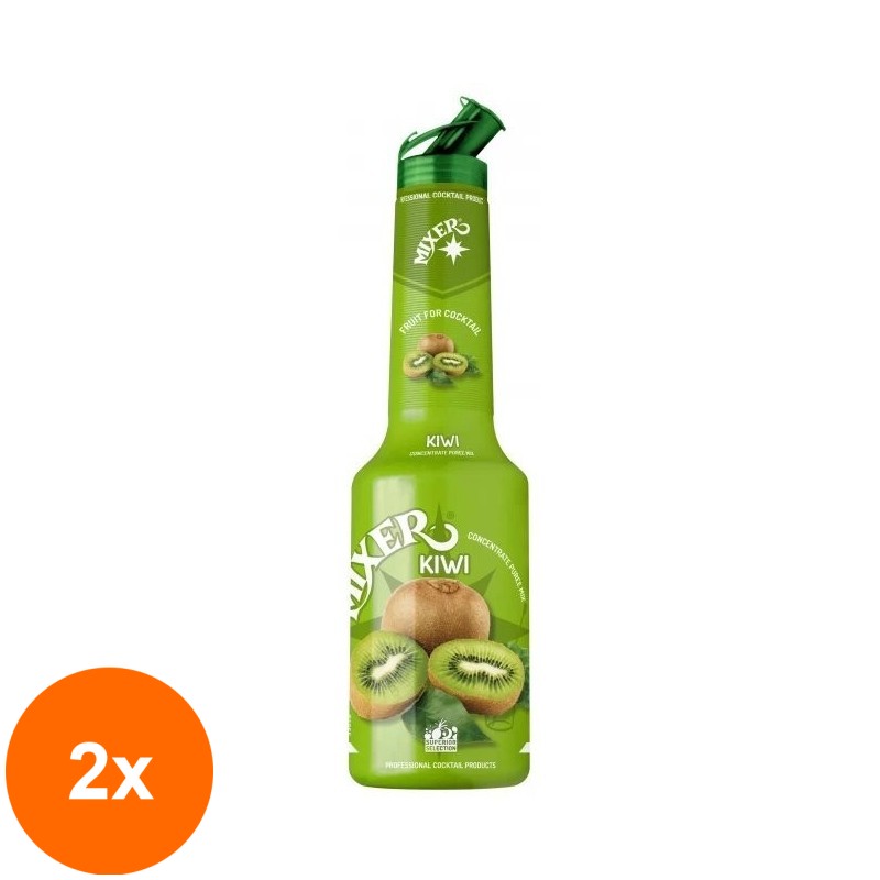 Set 2 x Pulpa Kiwi 100% Concentrat Piure Fructe Mixer 1 l