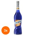 Set 3 x Lichior Blue Curacao Marie Brizard 23% Alcool, 0.7 l