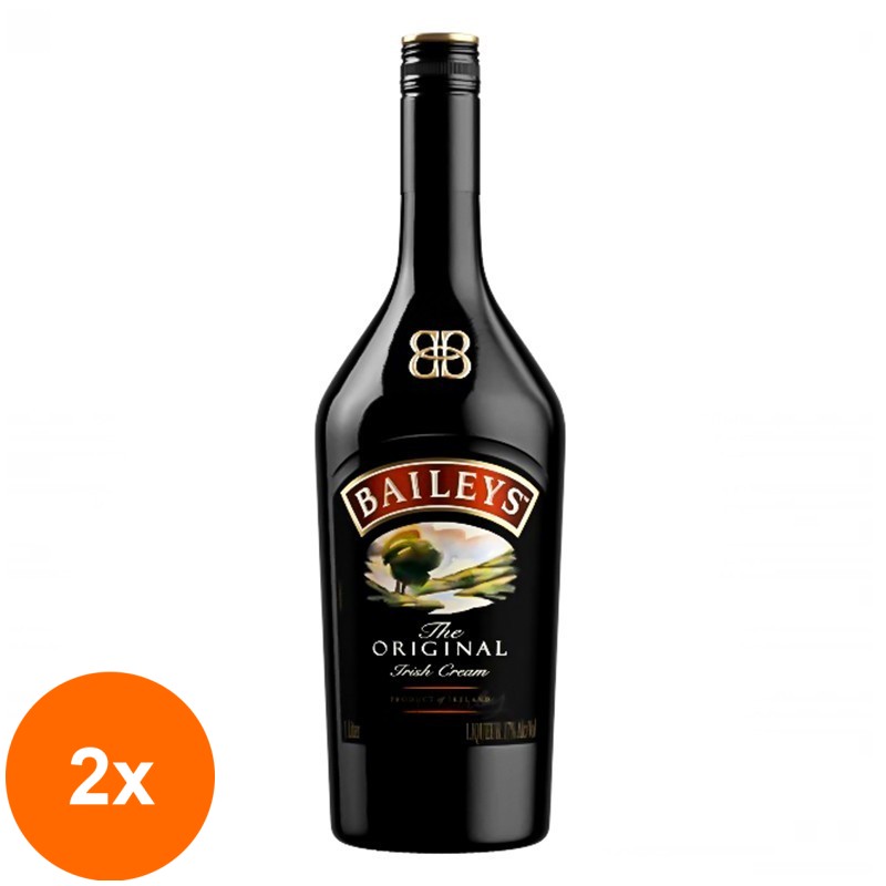 Set 2 x Crema de Whisky Baileys Irish Cream, 17%, 1 l