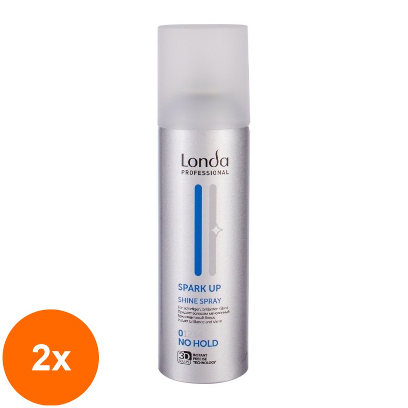 Set 2 x Spray pentru Stralucire Londa Professional Style Spark Up, 200 ml