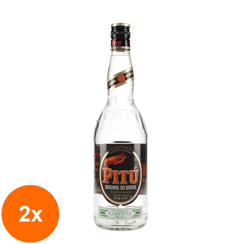 Set 2 x Pitu Premium Do Brasil Underberg 38% Alcool 0.7 l