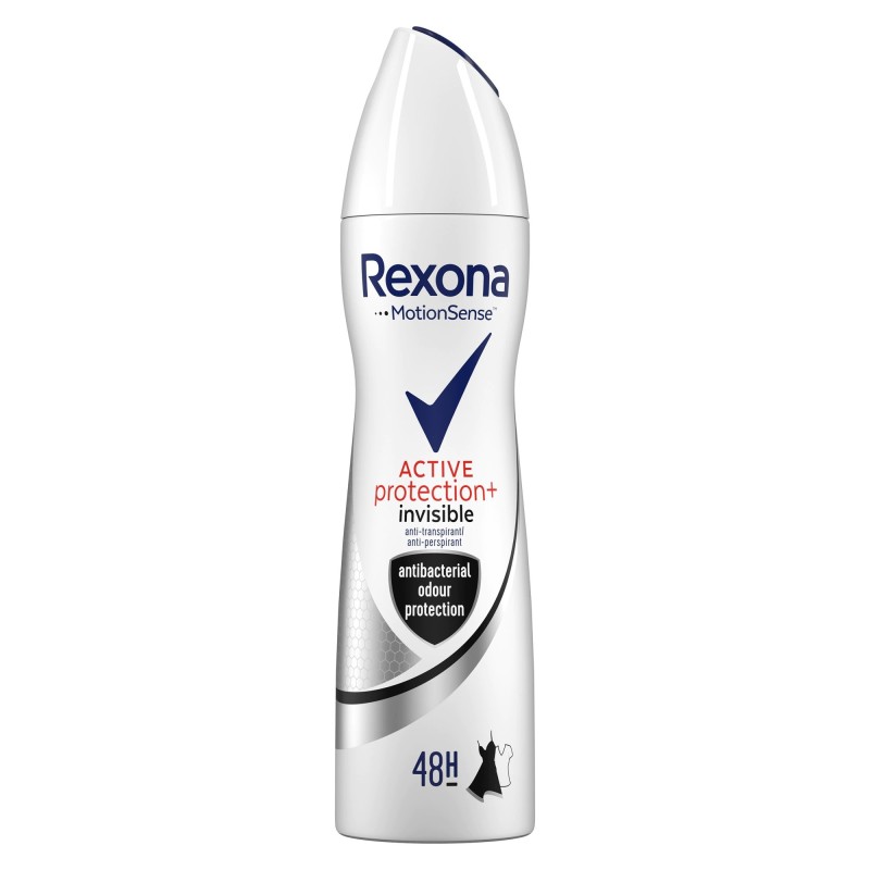 Deodorant Spray Rexona Active Protection Invisible, 150 ml