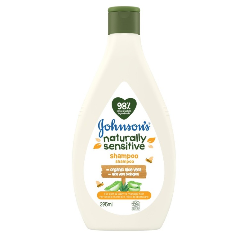 Sampon si Gel de Dus Johnson's Baby Naturally Sensitive, 395 ml