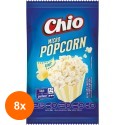 Set 8 x Popcorn cu Unt Chio, pentru Microunde, 80 g
