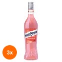 Set 3 x Lichior de Pepene Rosu Marie Brizard 17% Alcool, 0.7 l