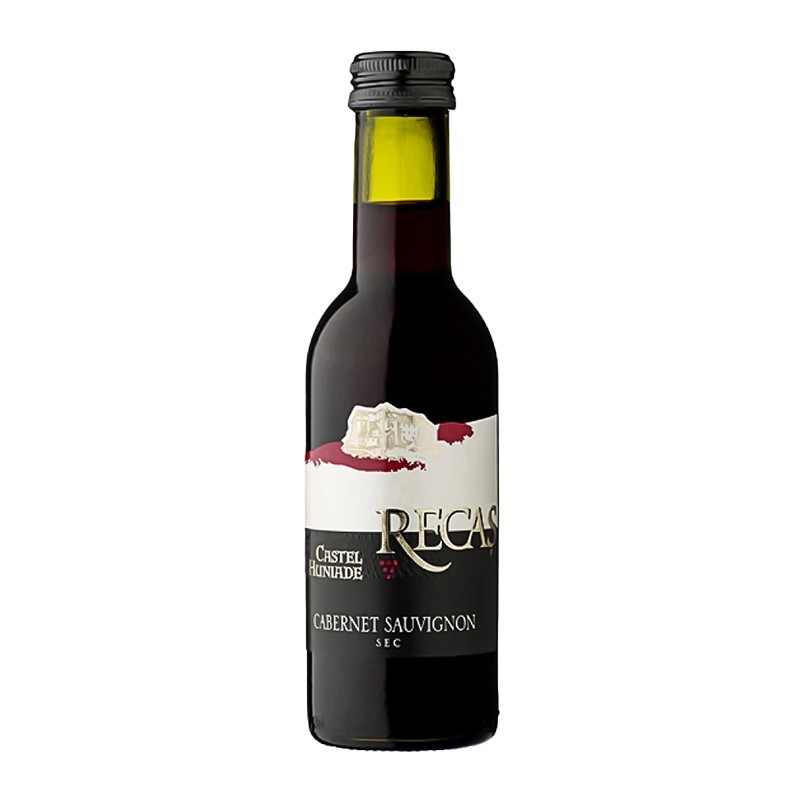 Vin Recas Set 22 x Vin Castel Huniade Cramele Recas, Cabernet Sauvignon Mini Rosu ...
