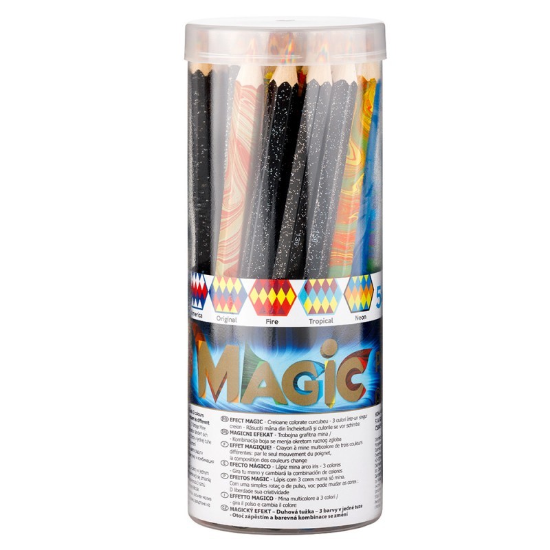 Creioane Colorate, 30 Piese, Jumbo Magic