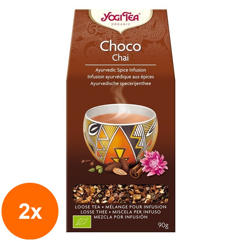 Set 2 x Ceai Bio Choco, Yogi Tea, Vrac, 90 g