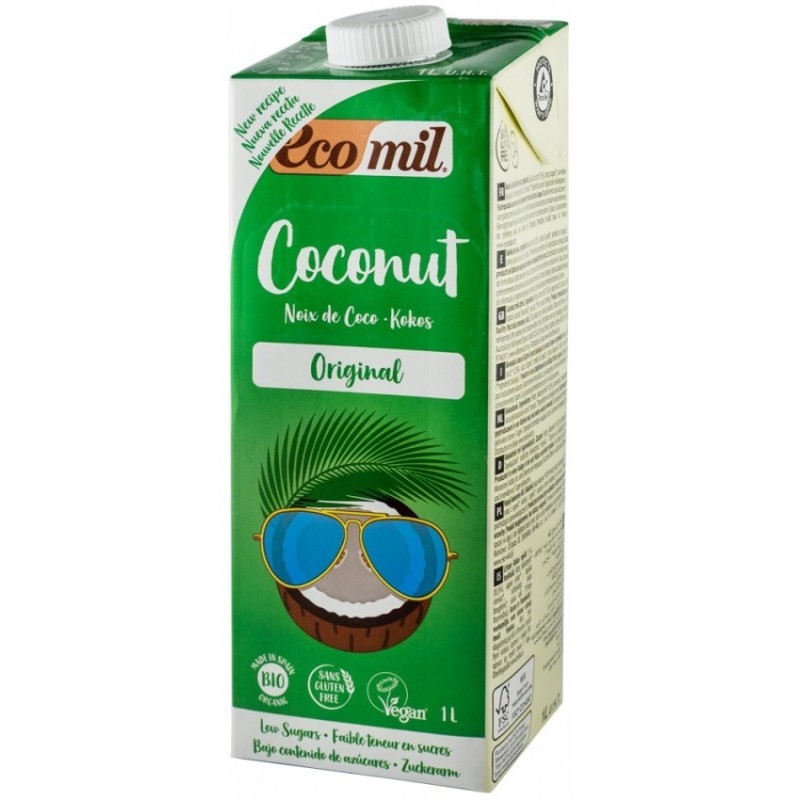 Bautura Vegetala BIO de Cocos, 1 l, Ecomil