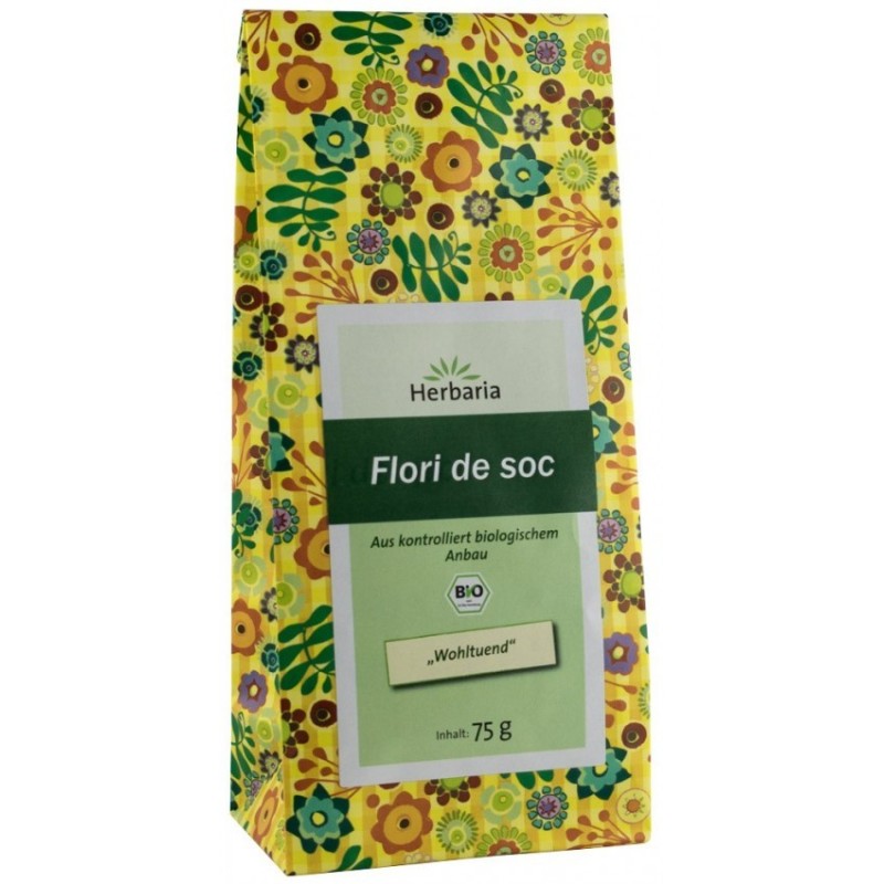 Ceai BIO Flori de Soc, 75 g, Herbaria