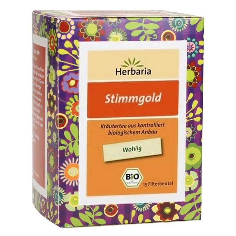 Ceai BIO, Voce de Aur, 15 x 1.6 g, Herbaria