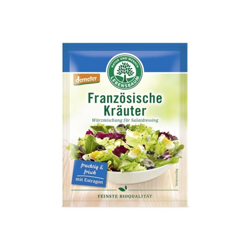Amestec BIO de Ierburi Frantuzesti pentru Salata, 3 x 5 g, Lebensbaum