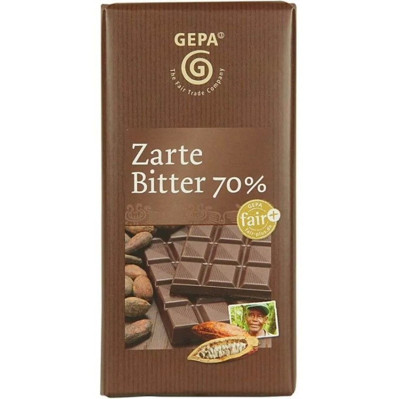Ciocolata Amaruie, 70% Cacao, 100 g, Gepa