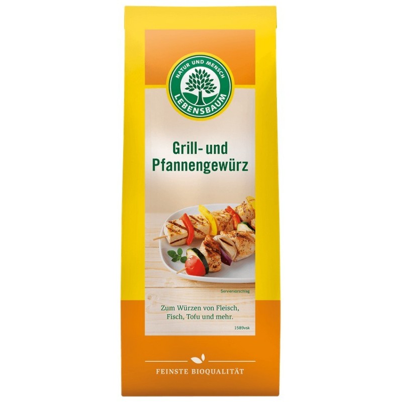 Condiment BIO pentru Grill si Preparate la Tigaie 50 g, Lebensbaum