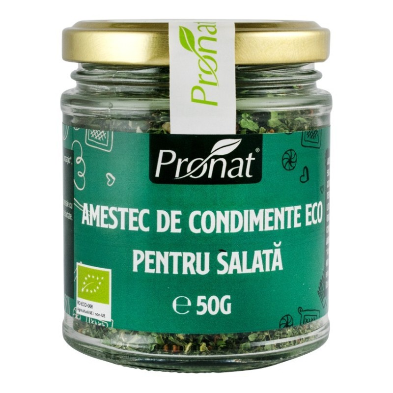 Amestec de Condimente BIO pentru Salata, 50 g, Pronat