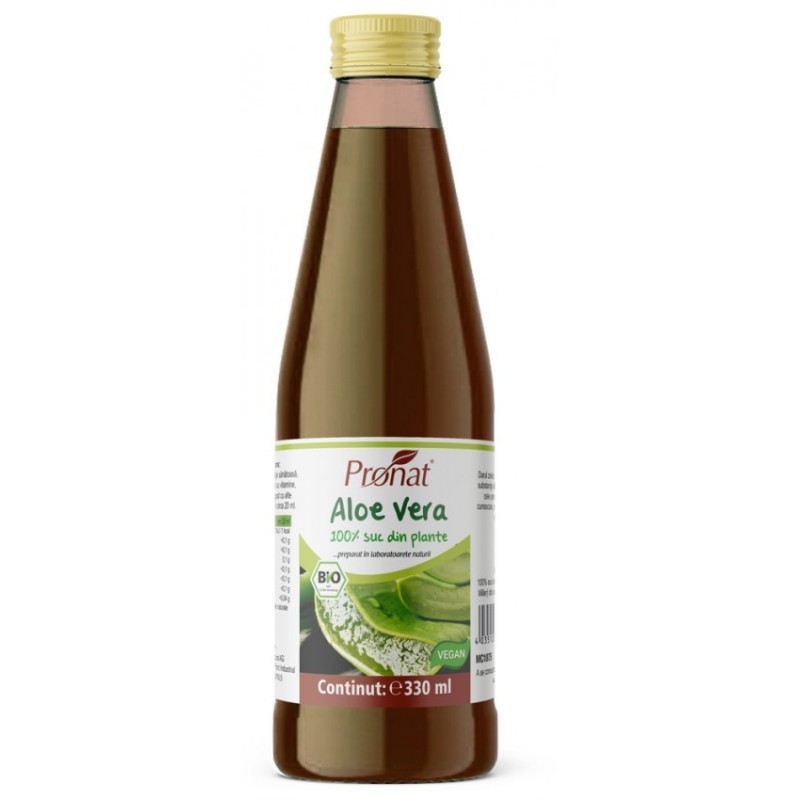 Suc de Aloe Vera 100%, BIO, 330 ml, Medicura